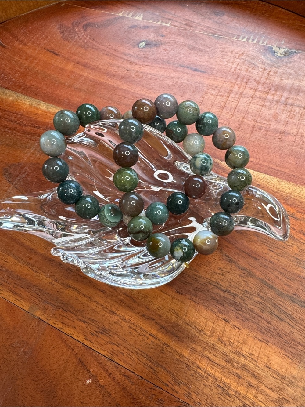 Chunky 12mm Ocean Jasper bracelets: LISTING IS FOR ONE BRACELET